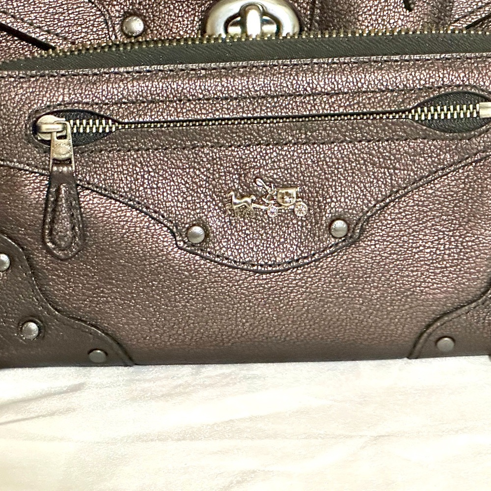 Stunning Coach Ryder Metallic purse and Accordian Zip Wallet - Picture 14 of 14